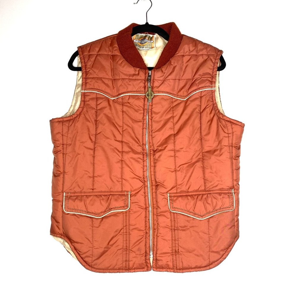 Vintage 70s Pioneer Wear Puffer Vest